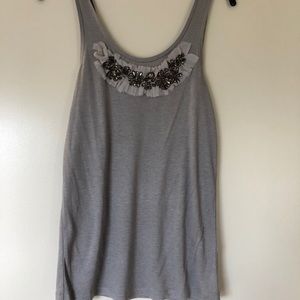 Cotton tank with detail